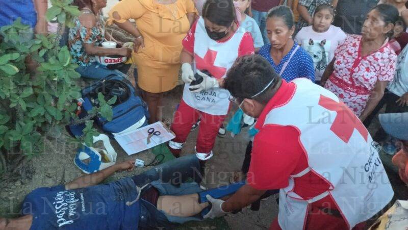 PARTICIPANTE DEL PALO ENCEBADO TERMINA EN EL HOSPITAL