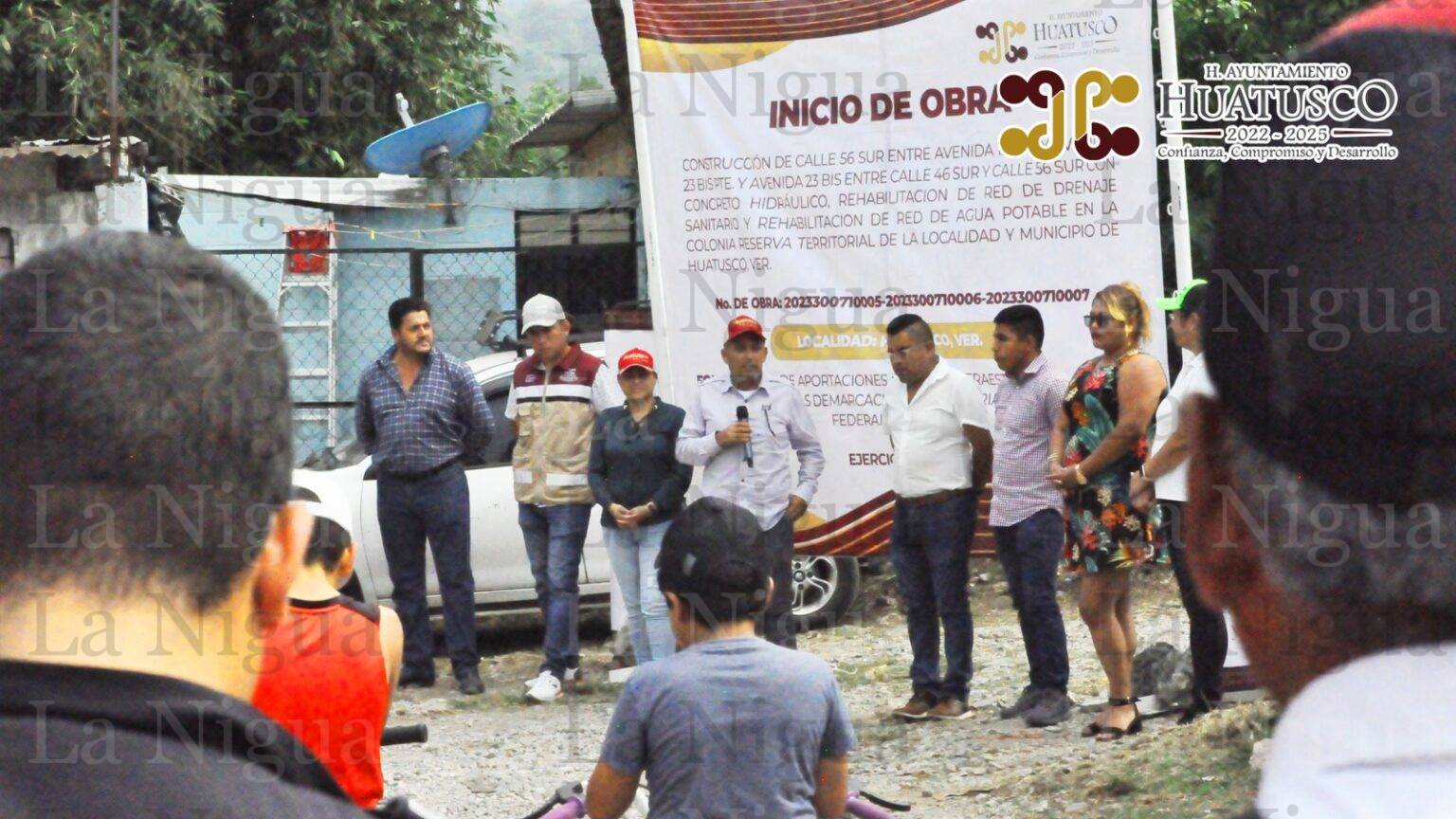 En la Colonia Reserva Territorial, se da inicio al programa de Obra Pública 2023.