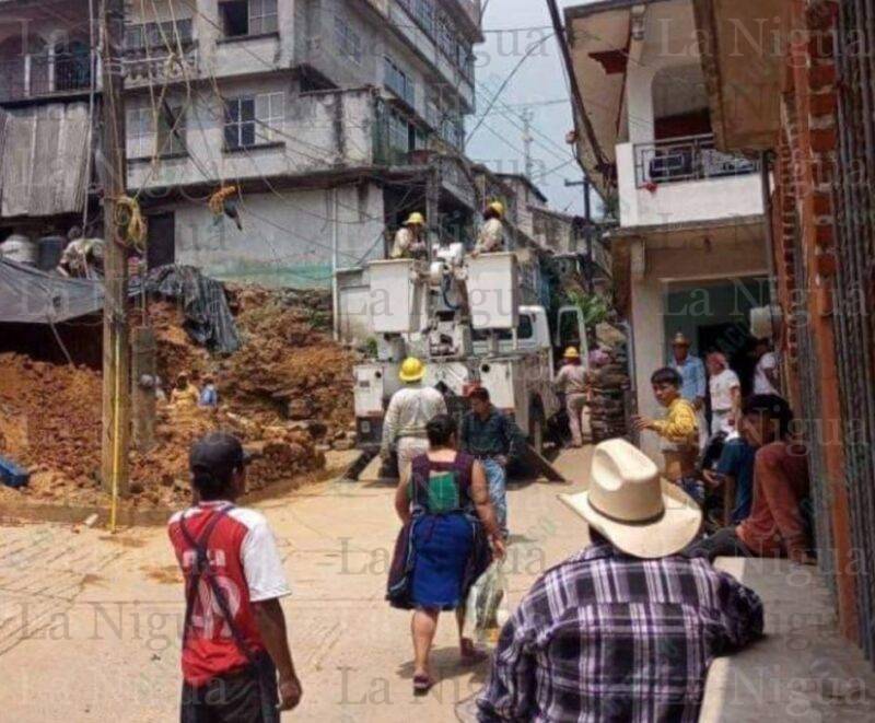 Un joven, resulta electrocutado en Filomeno Mata
