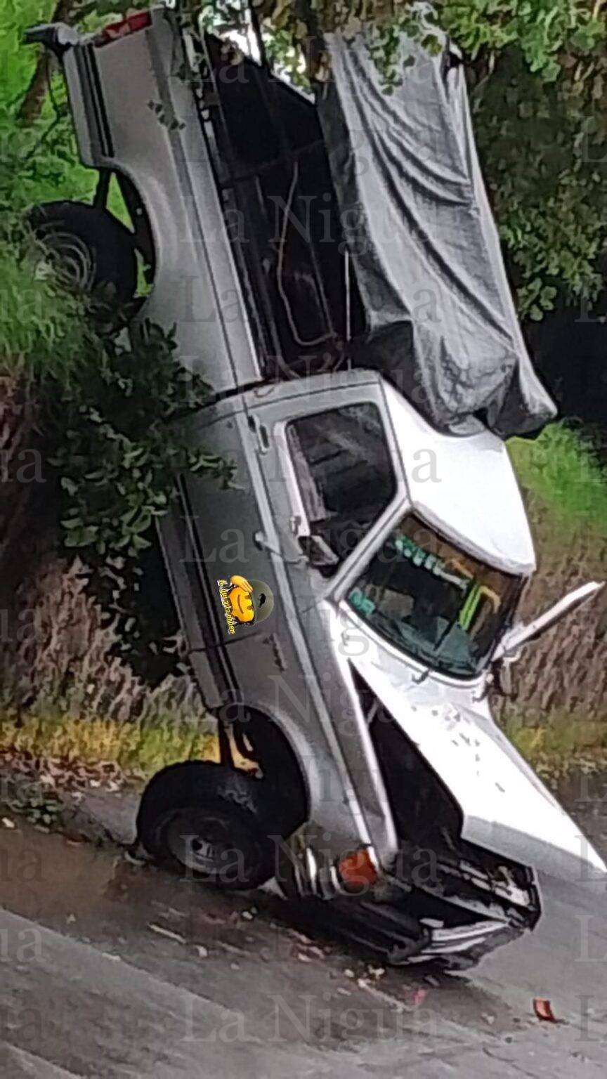 Se accidenta camioneta
