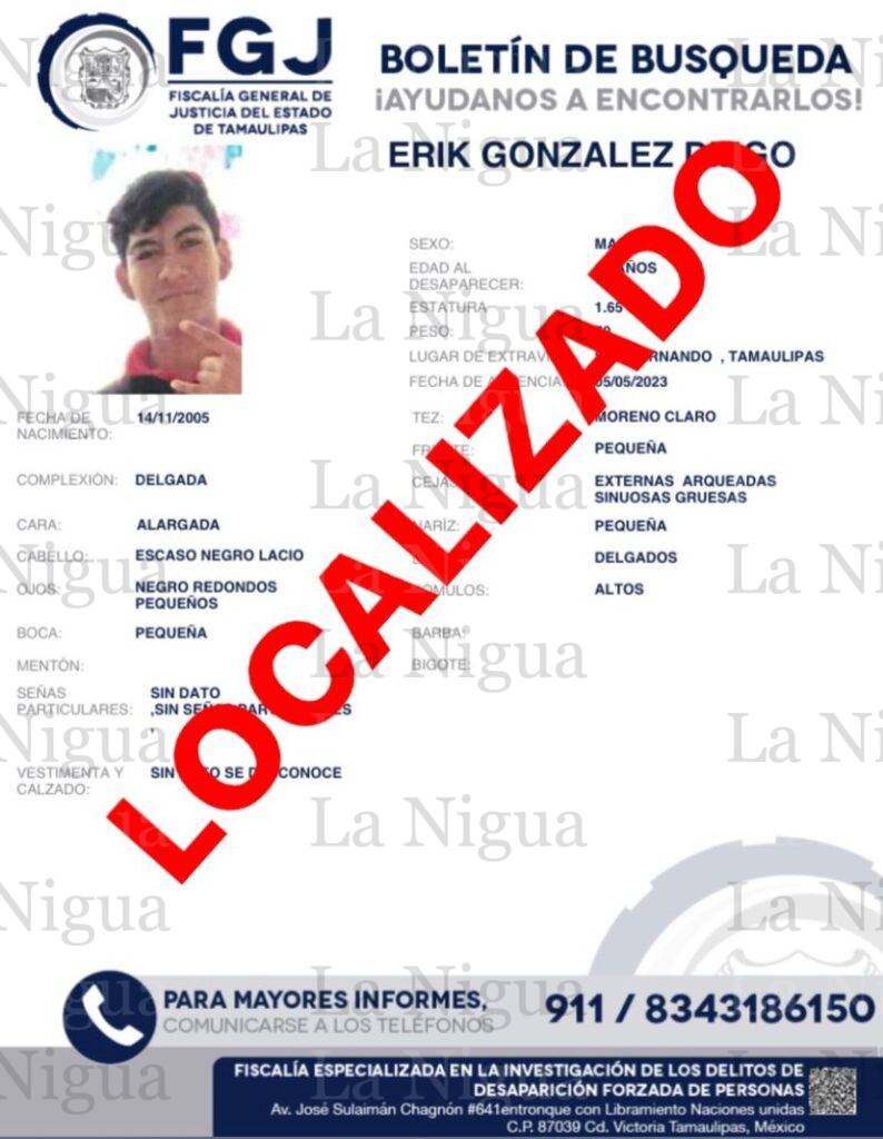 Erik y Miguel Ángel ya fueron localizados; habían sido secuestrados
