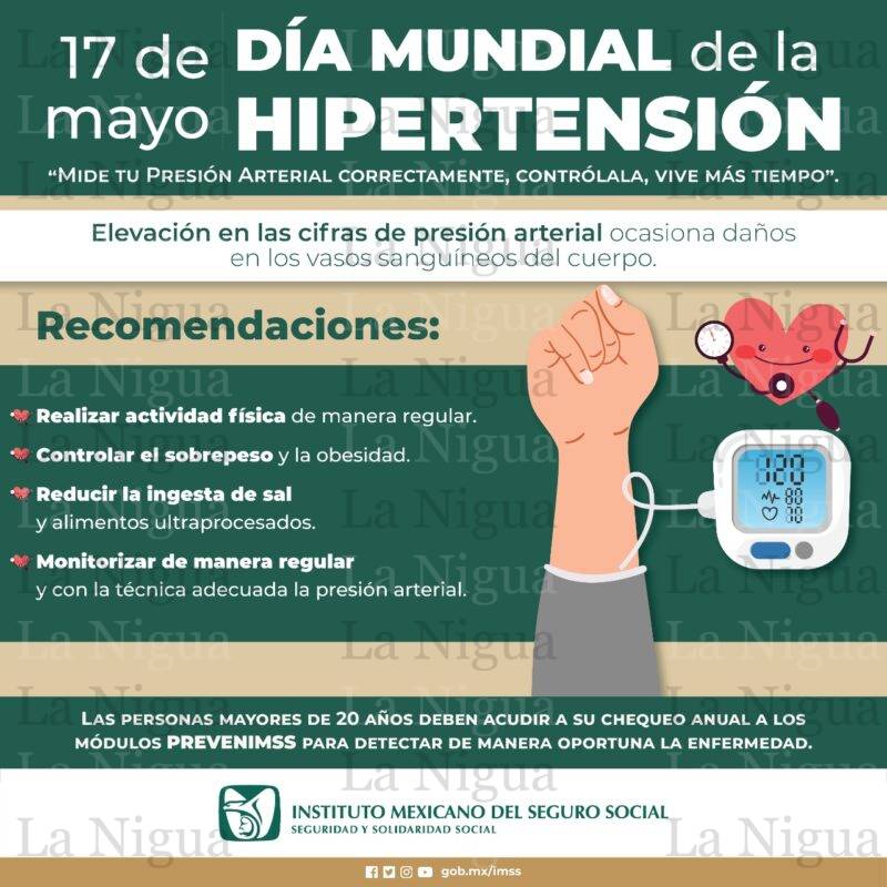 Invita IMSS Veracruz Sur a monitorear su presión arterial