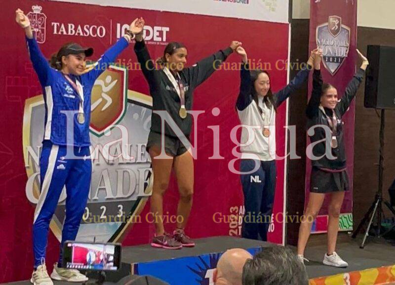 Danny Garzón y Romina Beverido pusieron en alto a Veracruz en tenis