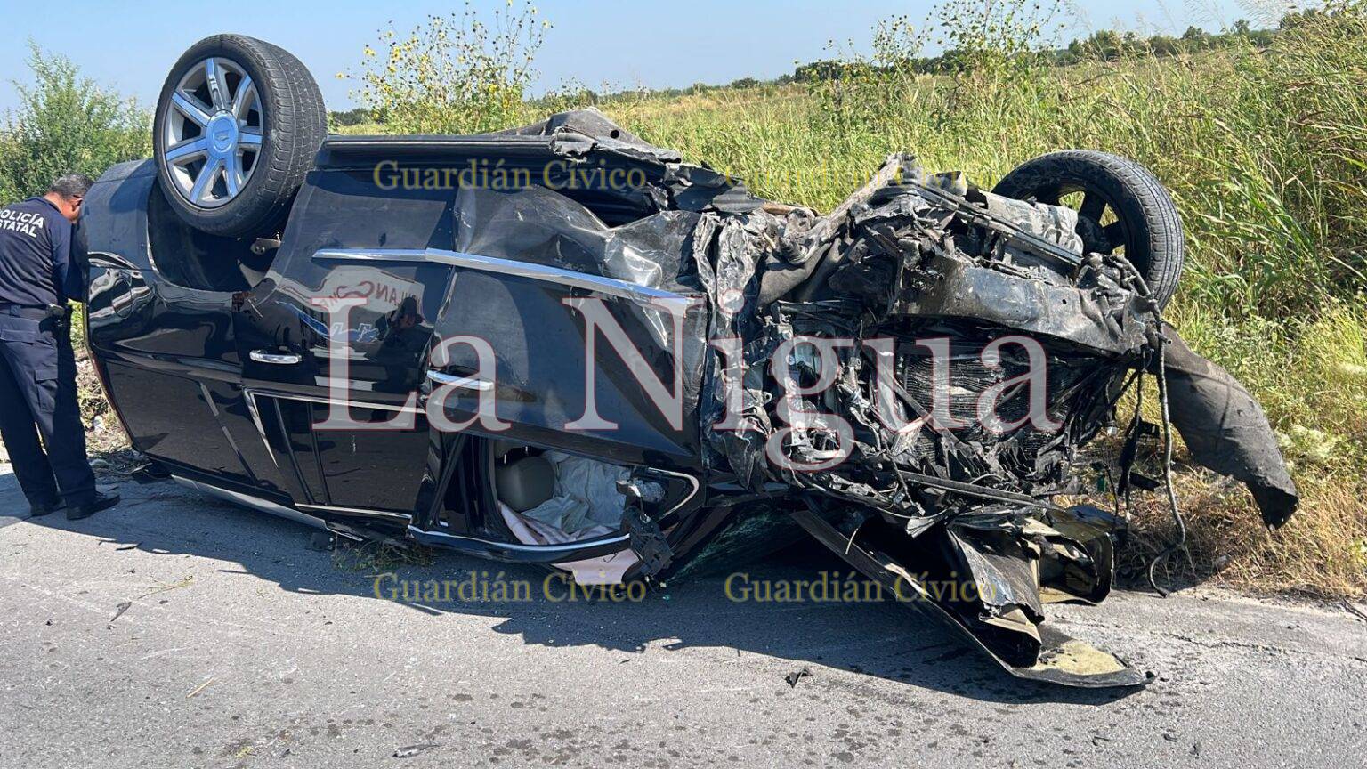 Primer carreterazo de periodo vacacional de verano deja dos personas muertas en Tamaulipas
