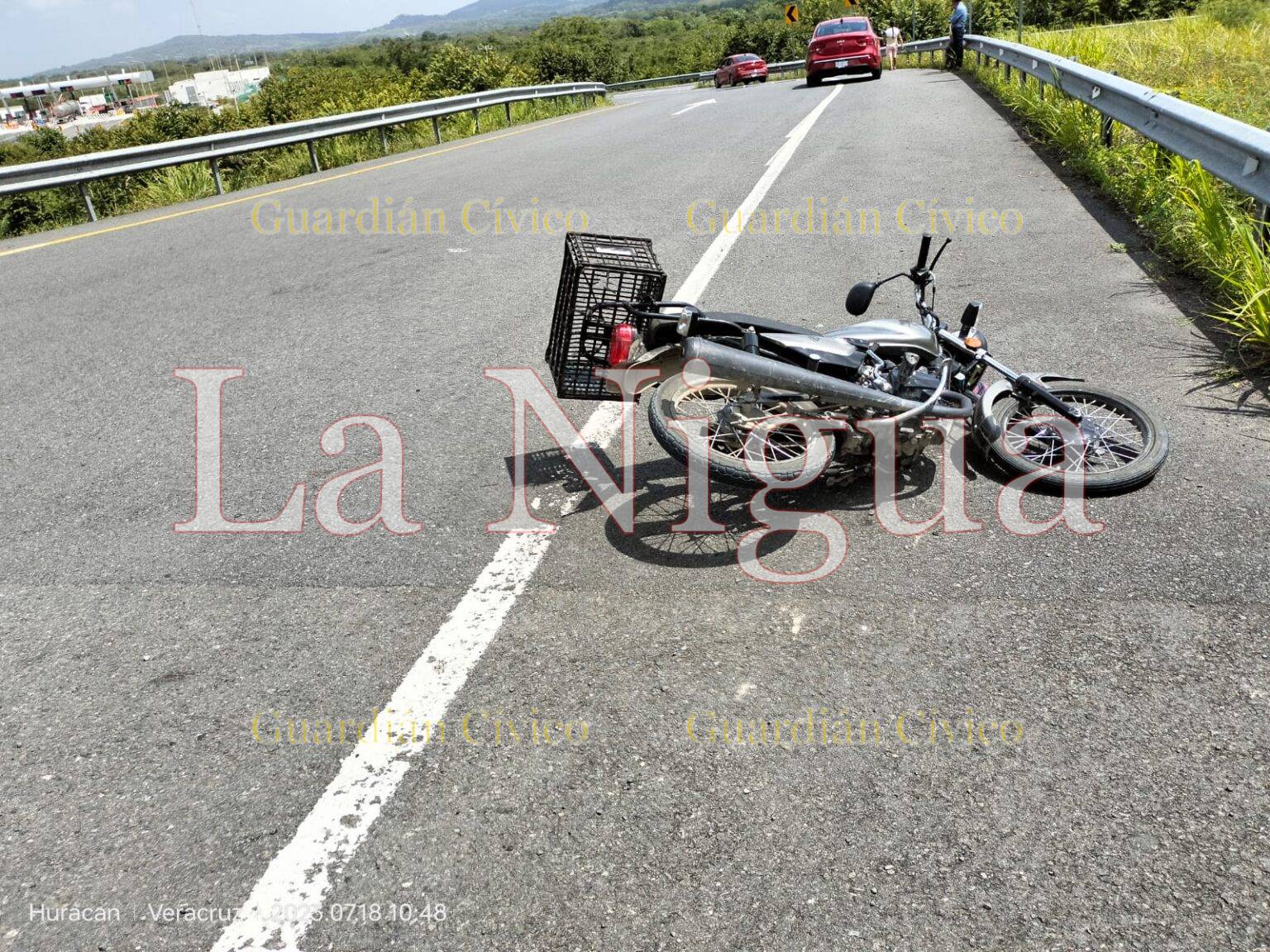 MOTOCICLISTA ARROLLADO