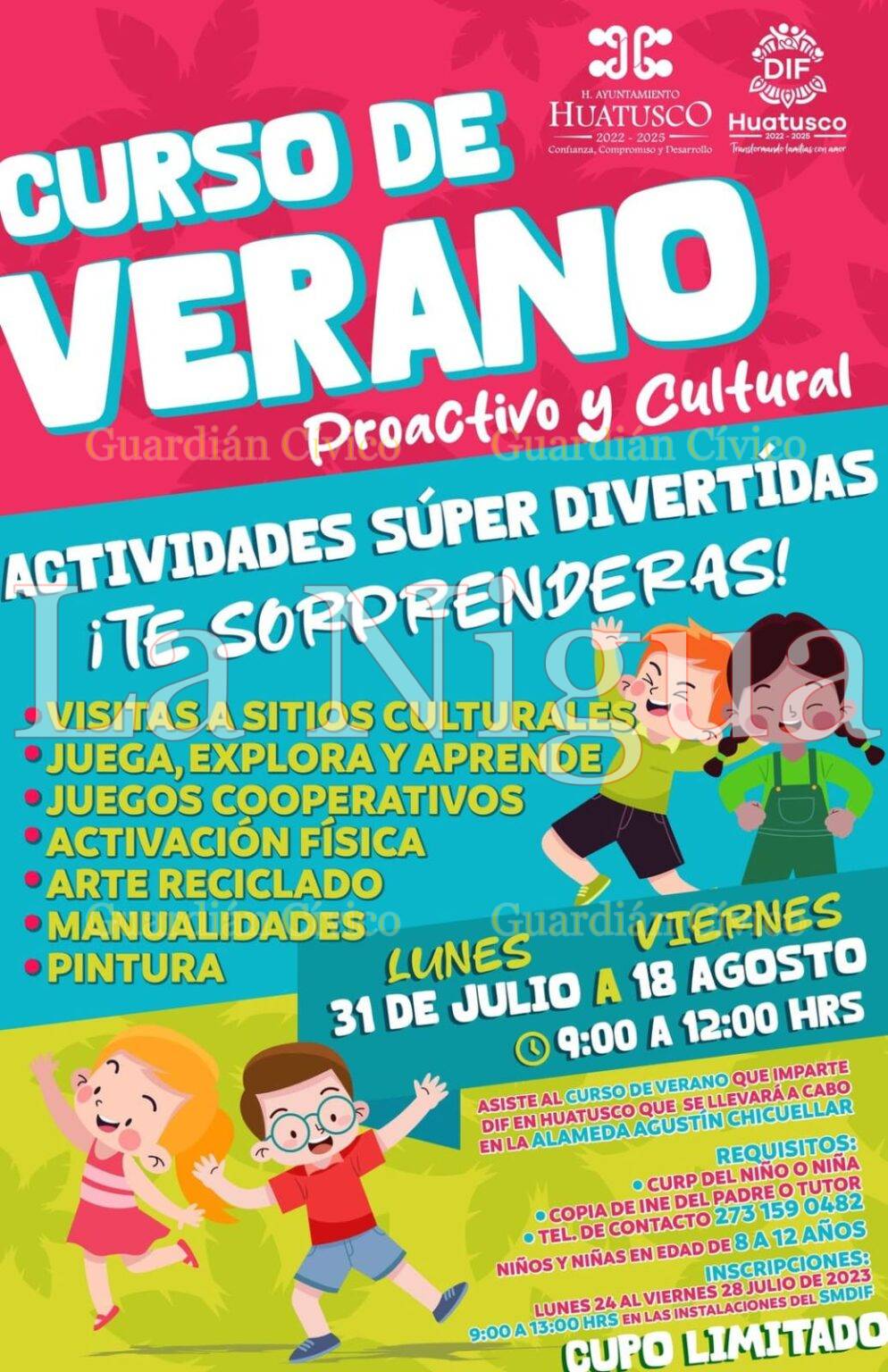 ¡Ven y únete al emocionante Curso de Verano DIF en la Alameda Agustín Chicuéllar!