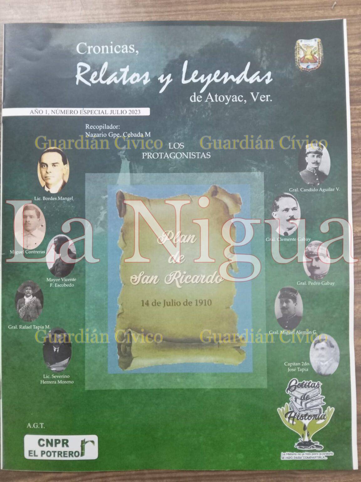 Aparece la Revista Relatos, Cronicas y Leyendas de Atoyac, Ver.