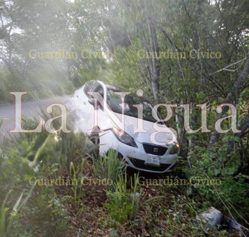 Joven de Tantoyuca resulta ileso tras incidente vial