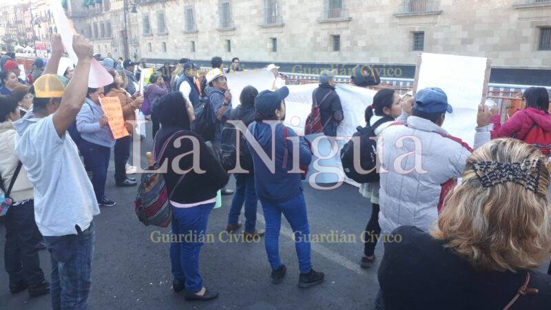 Llegan cafetaleros veracruzanos a Palacio Nacional