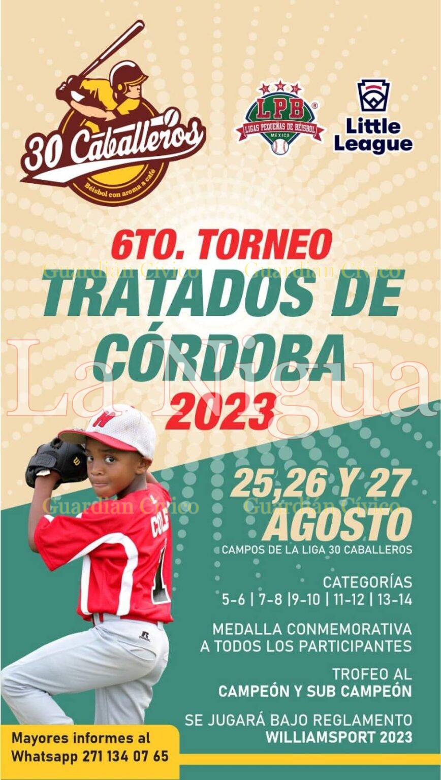 Del 25 al 27 Copa Tratados de Córdoba de la Liga 30 Caballeros