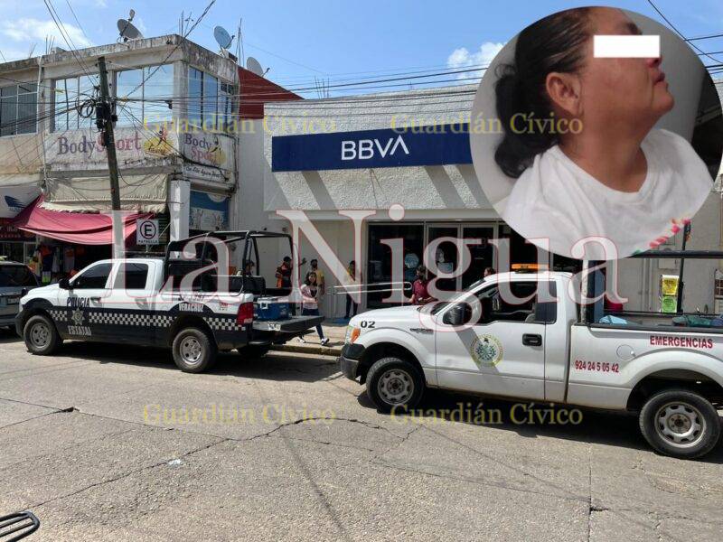 Asaltan con violencia a cuentahabiente en Acayucan