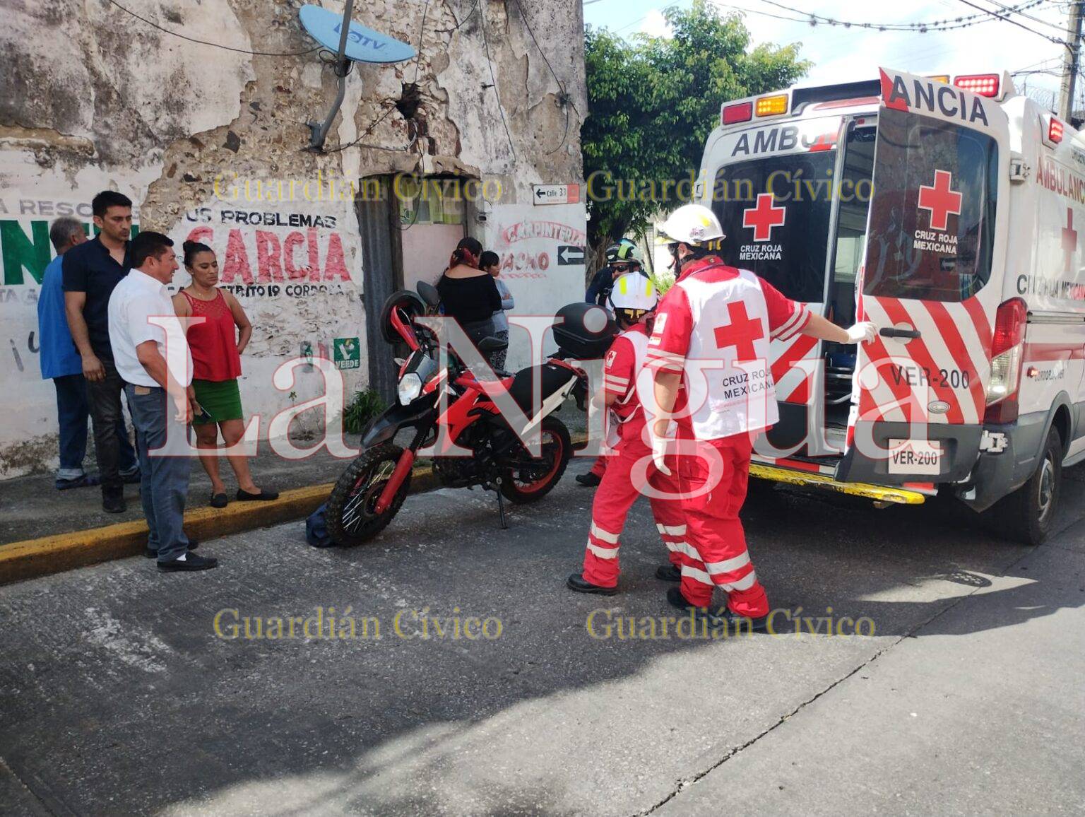 Otro accidente de moto este sábado