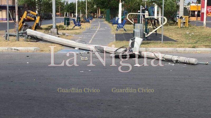 Crimen organizado derriba torres y cámaras de seguridad en Tamaulipas