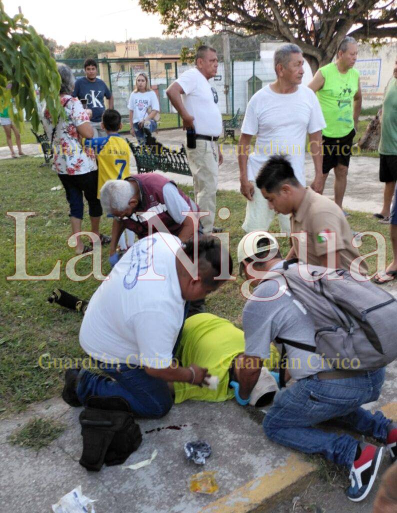 Ebrio chófer, provoca daños aproximadamente por $150,000.00 pesos en Gutiérrez Zamora