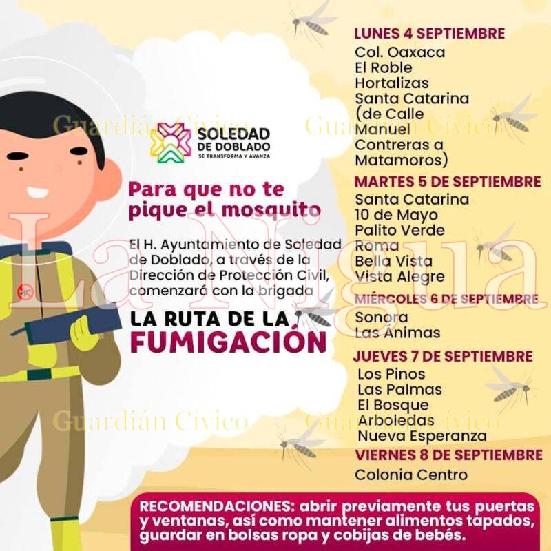 EL AYUNTAMIENTO DE SOLEDAD DE DOBLADO COMUNICA;