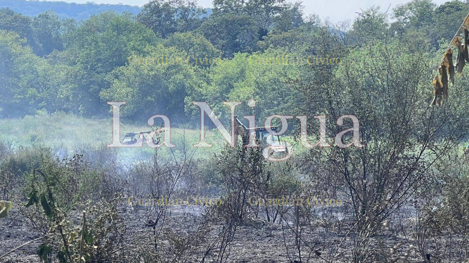 Sofocan voraz incendio en Tantoyuca