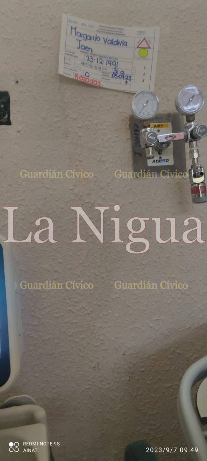 Pide atención para familiar internado en el HRRB