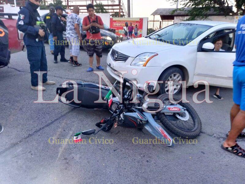 CHOCAN MOTO Y AUTO CON SALDO DE UN LESIONADO