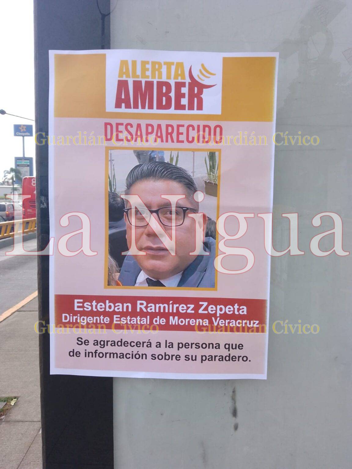 Colocan fichas de se busca a Ramírez Zepeta