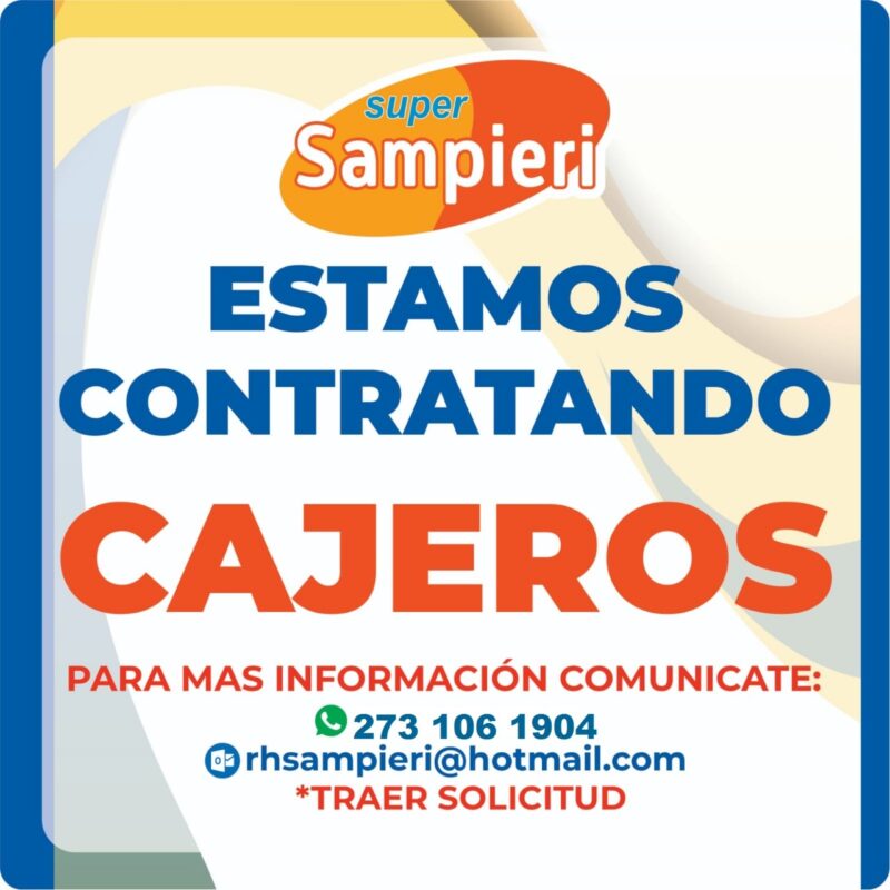 Vacantes en Súper Sampieri
