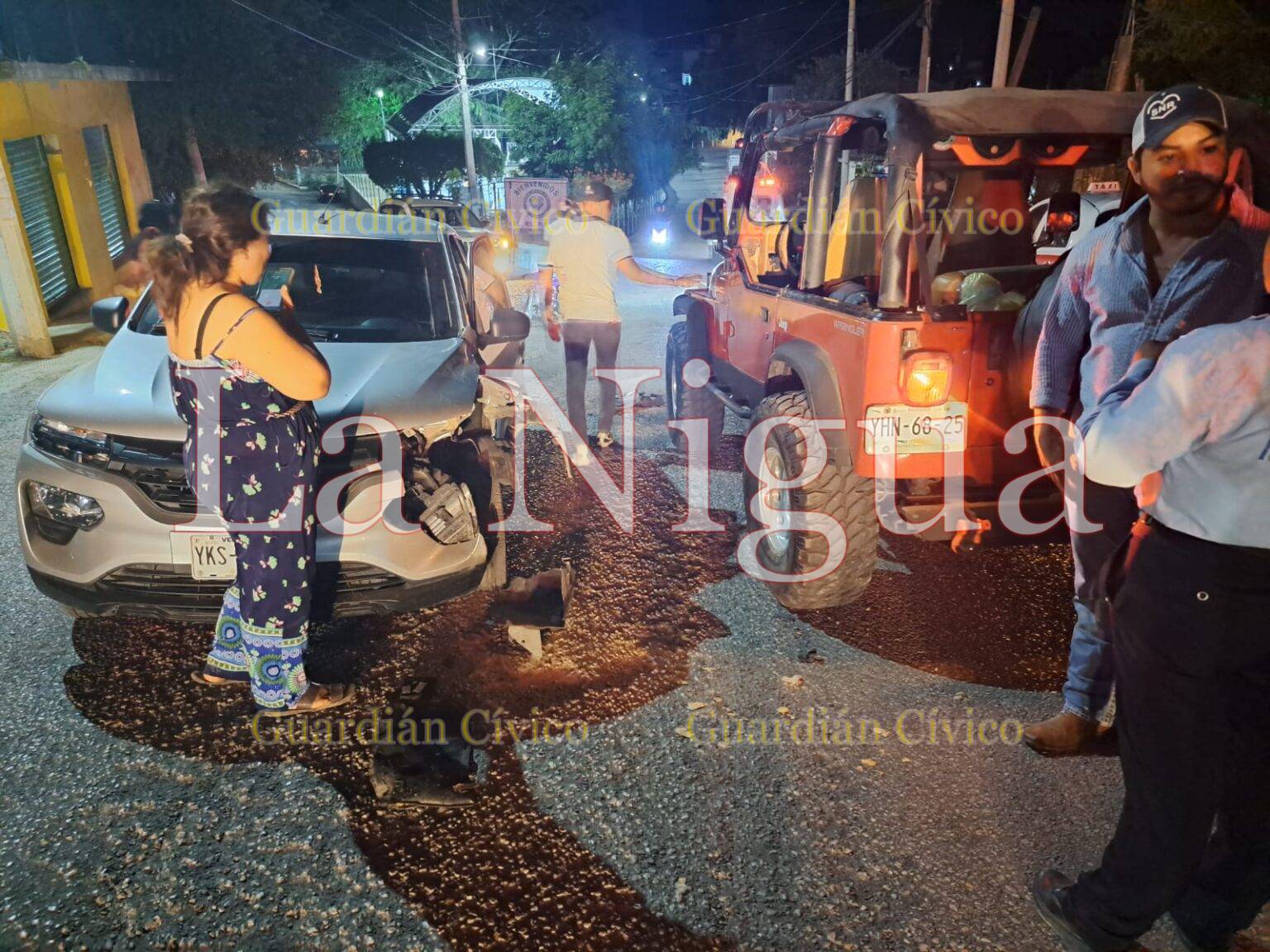 Dentista ebria choca su carro contra un Jeep