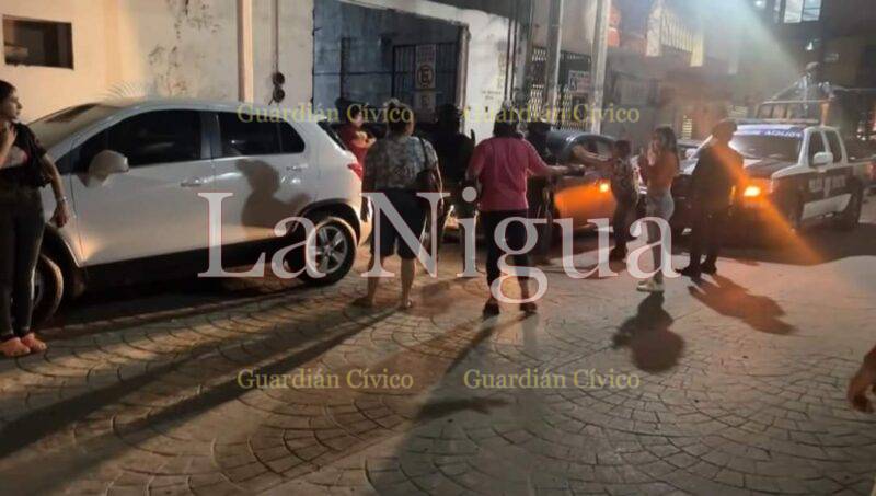 Zafarrancho de garage en la zona centro de Tantoyuca