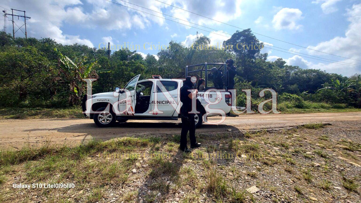 Detienen preventivos a dos personas, presuntamente habían robado material de PEMEX en Papantla