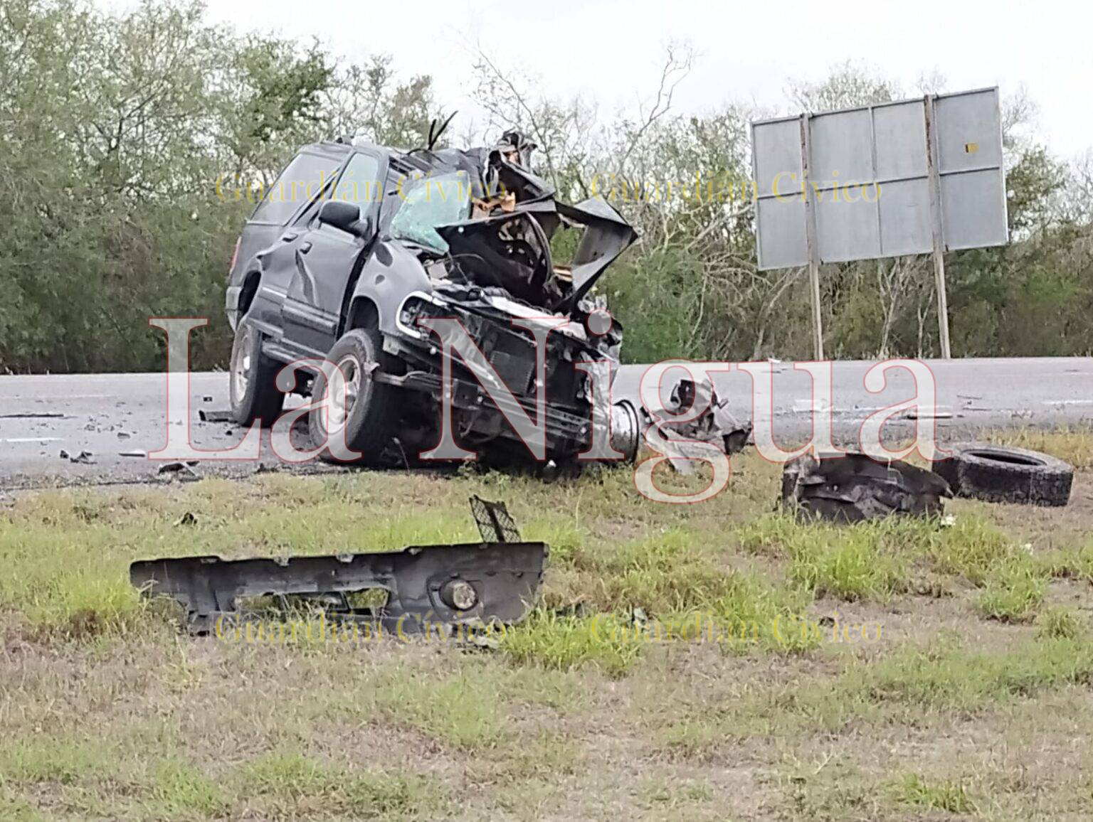 Una persona sin vida y dos heridos deja fuerte choque-volcadura en el tramo carretero Victoria-San Fernando
