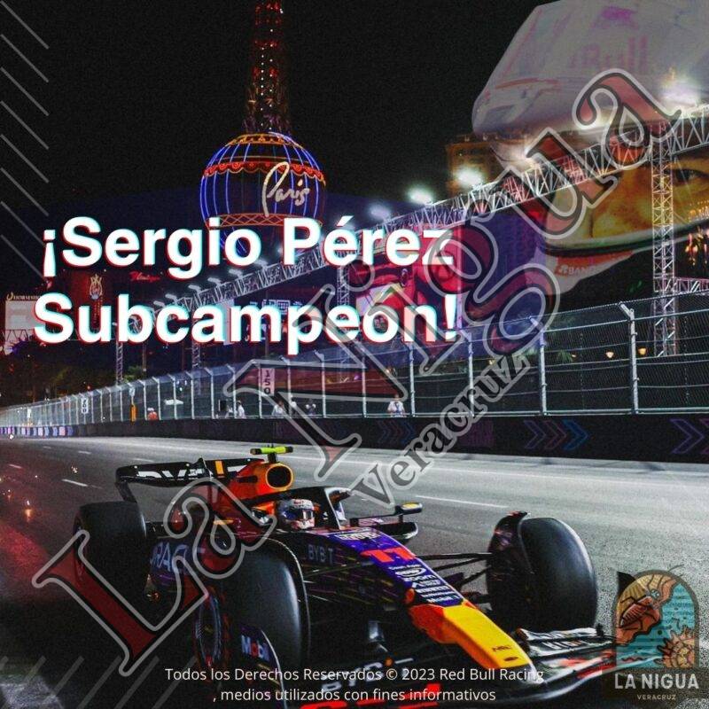 Checo Pérez se Corona Subcampeón en la Temporada 2023 de Fórmula 1