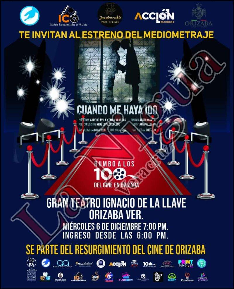 ICO Celebra un Siglo de Cine Orizabeño con el Estreno de “Cuando me haya ido”