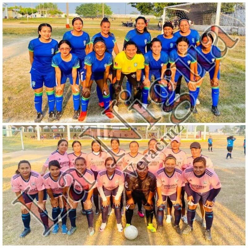 Arenita y The Girls jugarán la final femenil de fútbol 8 de Las Choapas