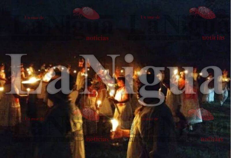 Realizaron, la ancestral ceremonia de “Corona de Espinas” por parte de los abuelos Totonacas