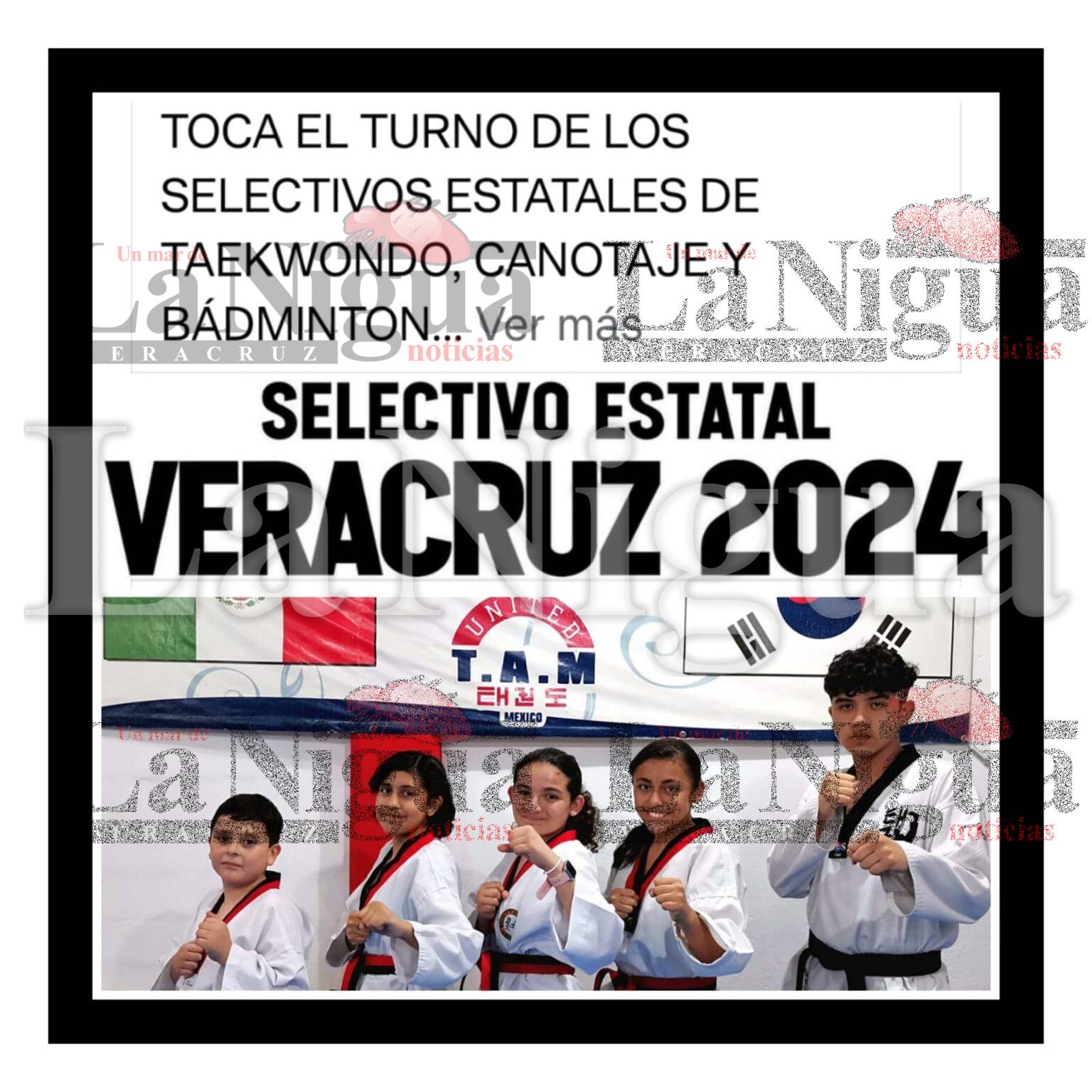 TOCA EL TURNO DE LOS SELECTIVOS ESTATALES DE TAEKWONDO, CANOTAJE Y BÁDMINTON