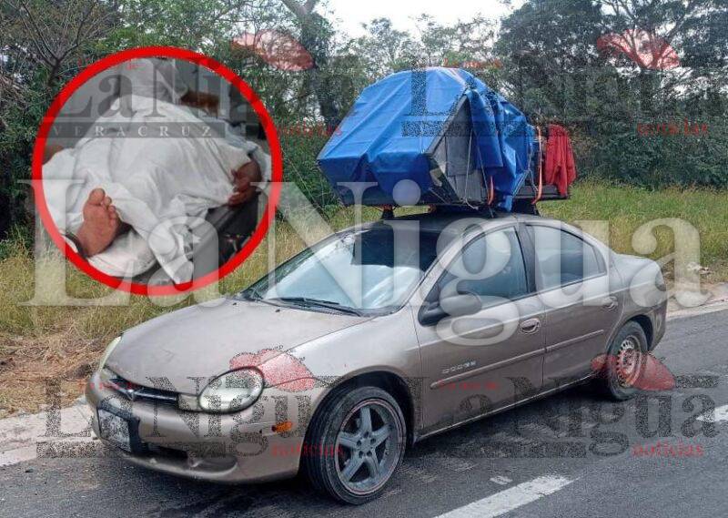 Familia del norte del país sufre violento asalto sobre la autopista en Acayucan; 1 lesionado.