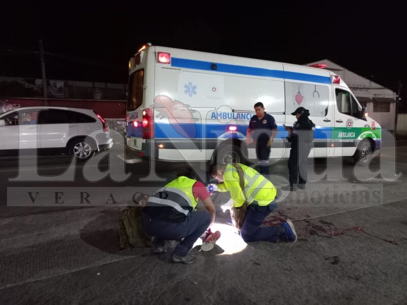 HACE DESTROZOS EN EL BARRIO SAN FRANCISCO, DE SAN ANDRÉS TUXTLA Y CAE HERIDO MIENTRAS HUÍA.