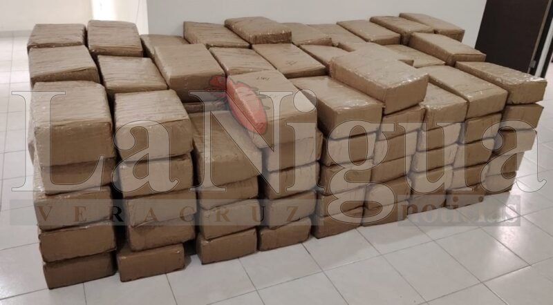 EN CATEO FGR ASEGURA 700 KILOS DE MARIHUANA EN TUXPAN, VERACRUZ