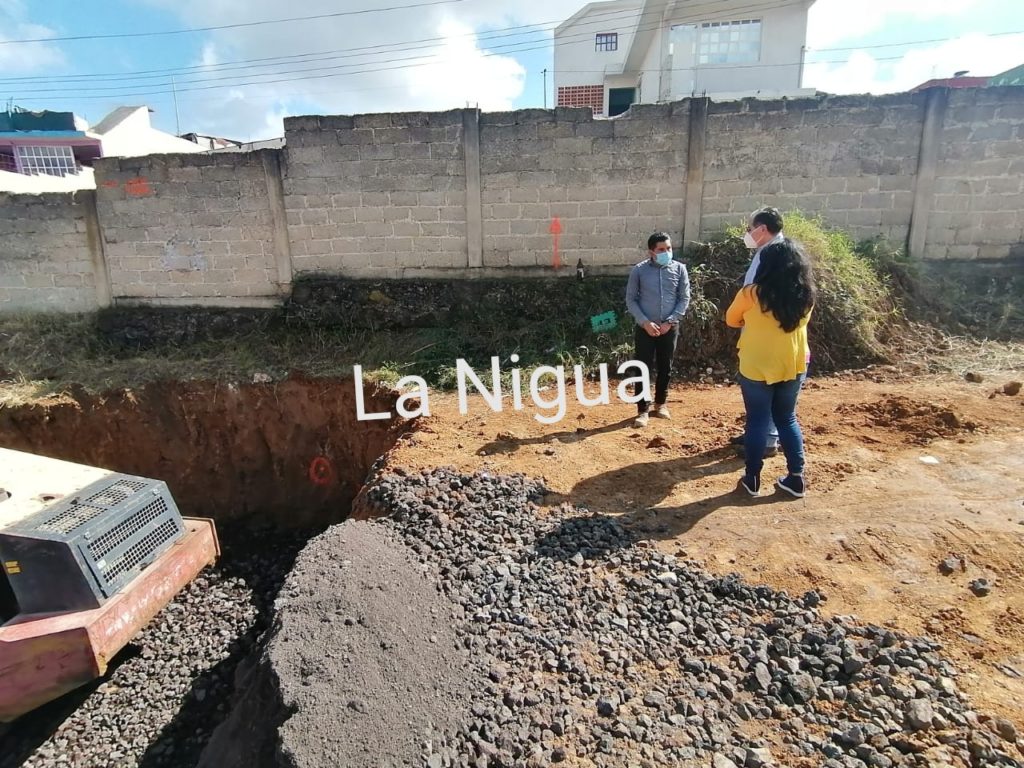 CMAS construye un tanque de almacenamiento de agua
