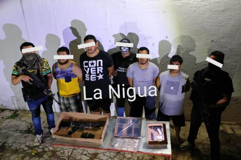 4 detenidos en Las Choapas tras operativo policíaco