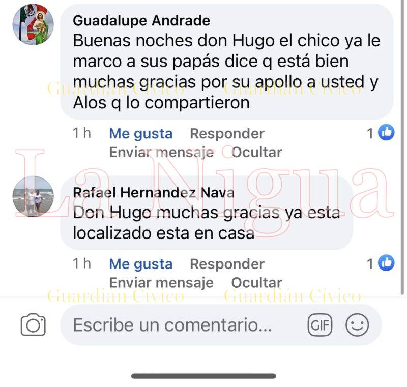 Ya localizado pasomachense desaparecido.