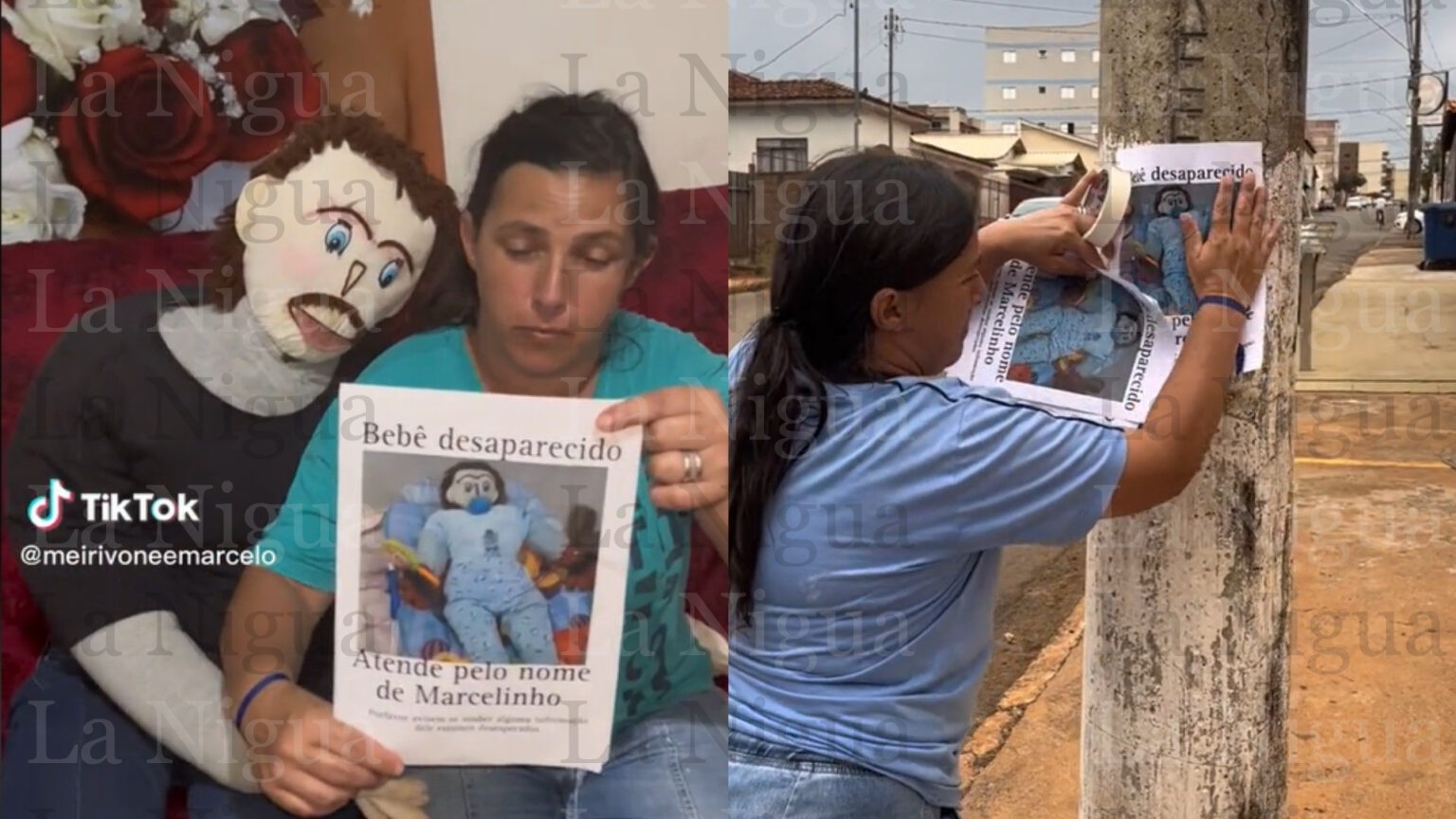 Mujer que se casó con muñeco de trapo denuncia el secuestro de su hijo