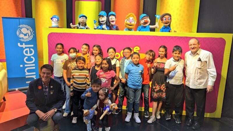 ONCE NIÑAS Y NIÑOS Y UNICEF FORTALECEN VÍNCULOS A FAVOR  DE LOS DERECHOS DE LA INFANCIA EN MÉXICO