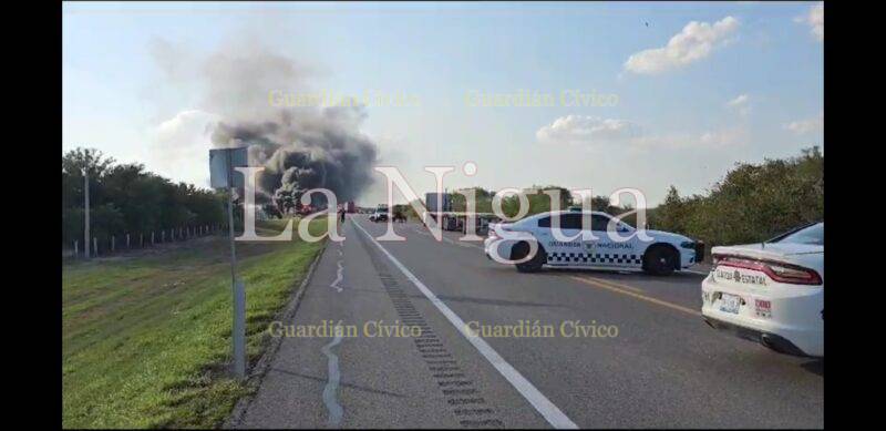 Explota pipa en González Tamaulipas