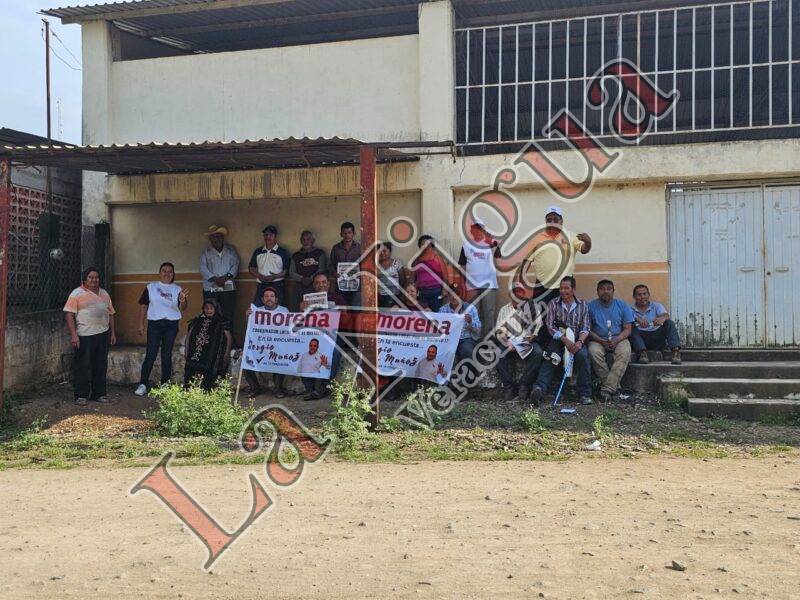 Sergio Muñoz impulsa la 4ta transformación en Paso del Macho