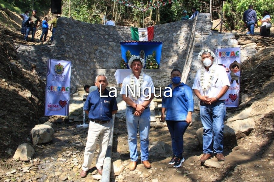 Inauguran rehabilitación del manantial “Hoja de Sal” en Campo Chico