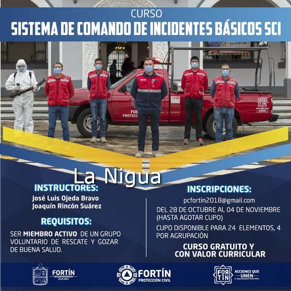 PC Fortín llevará a cabo curso de capacitación para personal de emergencias