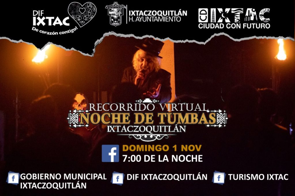 Invitan al recorrido virtual “Noche de tumbas” Ixtaczoquitlán