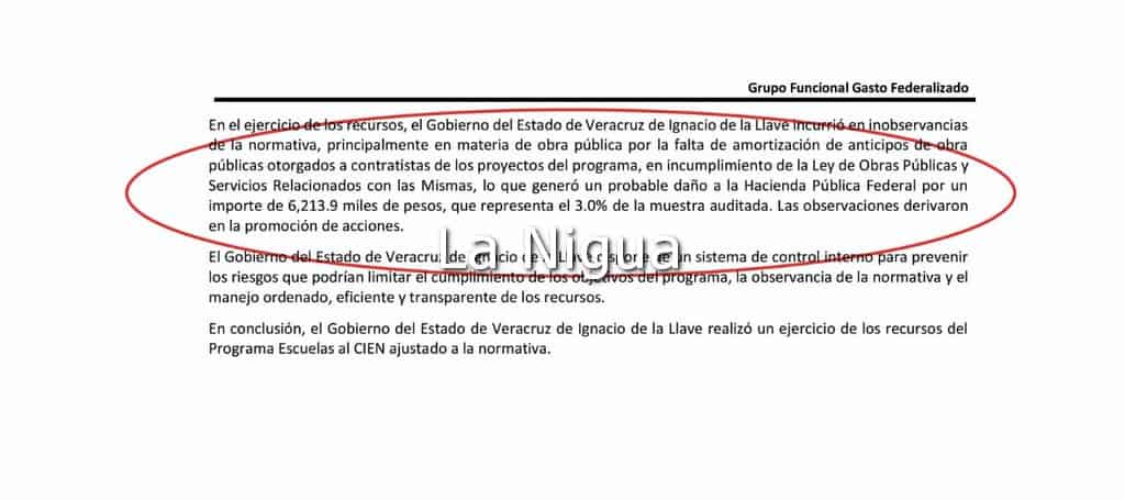 Tras auditoría al Programa Escuelas al CIEN se detectan irregularidades.