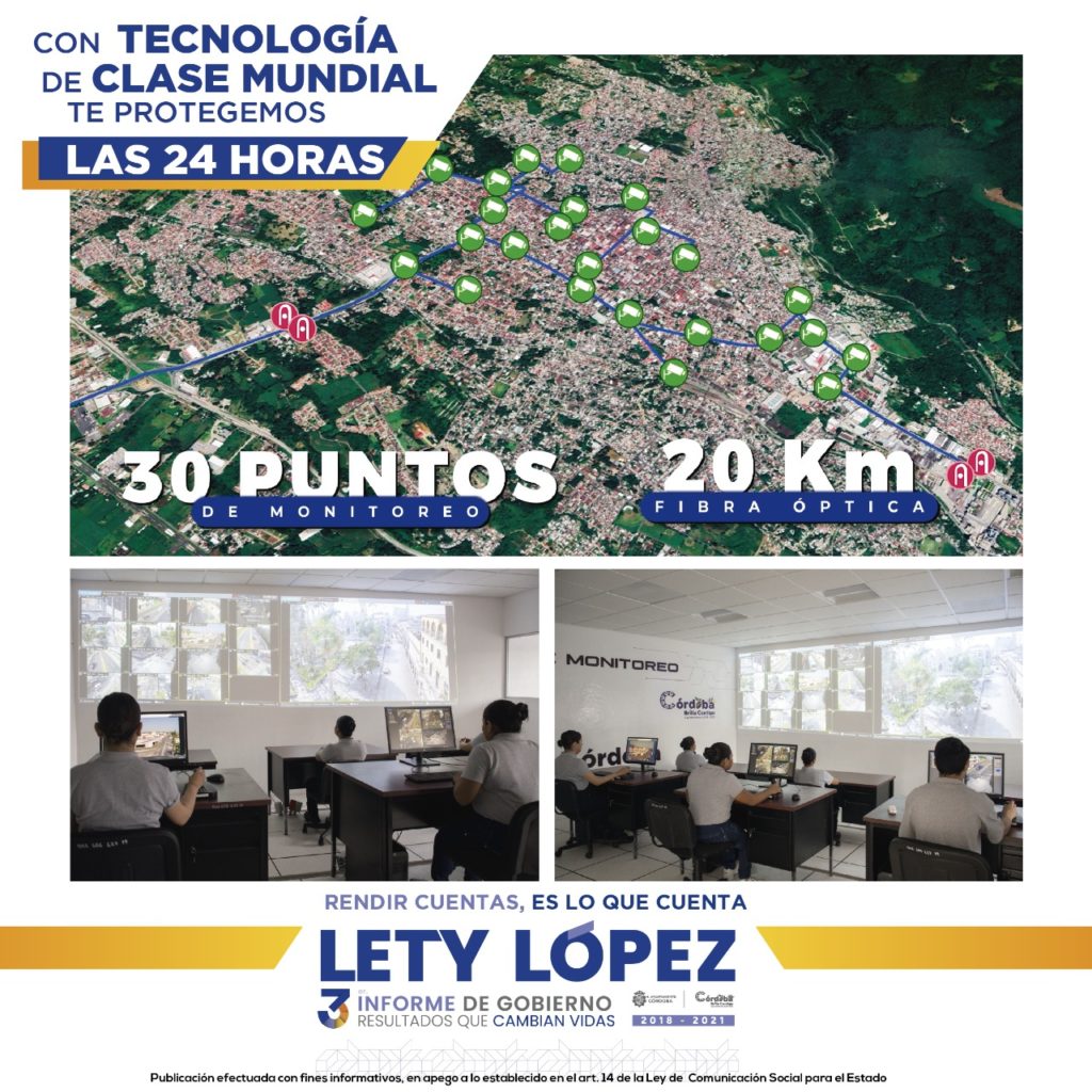 Córdoba invierte en tecnología de clase mundial para la seguridad: Lety López