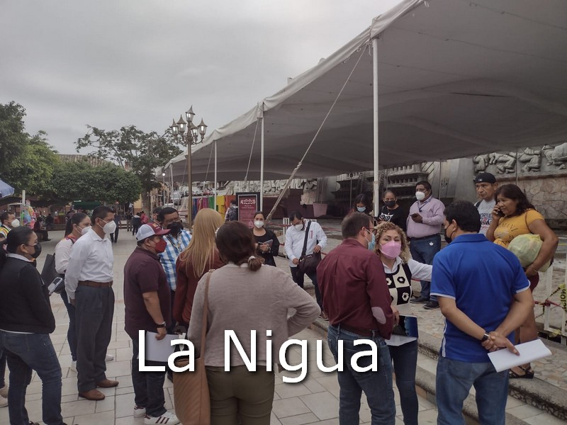 La pista de hielo, detonante económico en Papantla