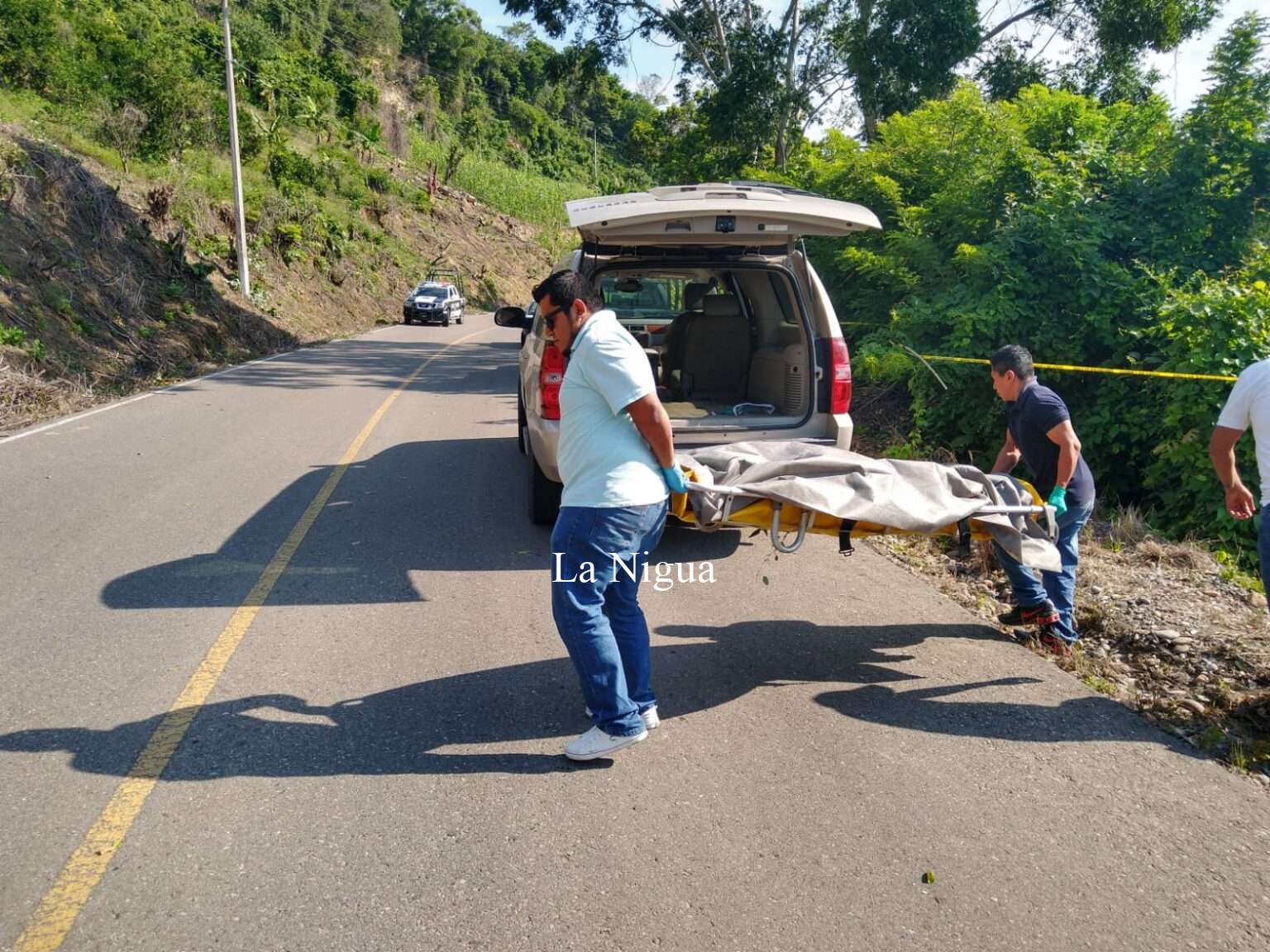Arrollado y muerto en la carretera a Coyutla